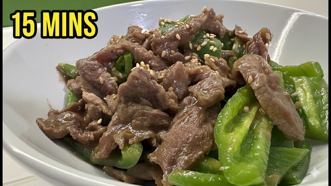 Easy 15-Minute Chinese Pepper Beef: Weeknight Dinner Solution